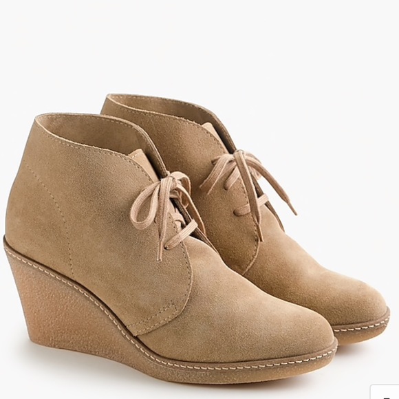 J. Crew Shoes - J.Crew Macalister Suede Wedge Boots size 10